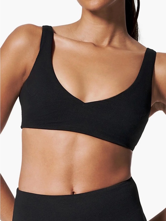 SPANX Other - Spanx  Textured Pique Plunge Bikini Top